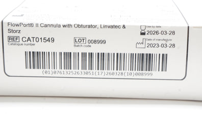 Stryker CAT01549 FlowPort II Cannula W/Obturator, Linvatec & Storz